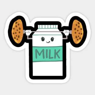 Milk Lifts Cookies Sticker